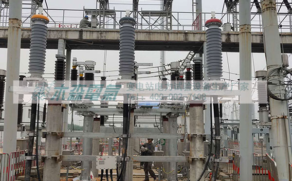 木森電氣串聯諧振大冶完成110kV電纜耐壓試驗現場