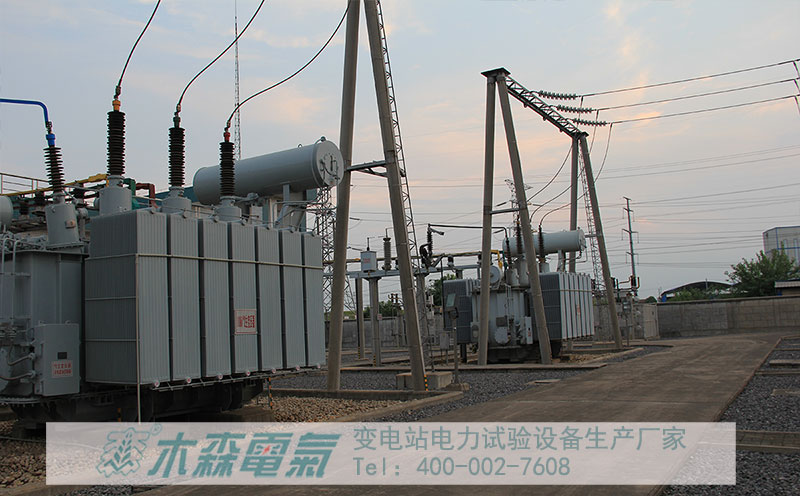 鄧莊220kV變電站地網接地電阻試驗現場