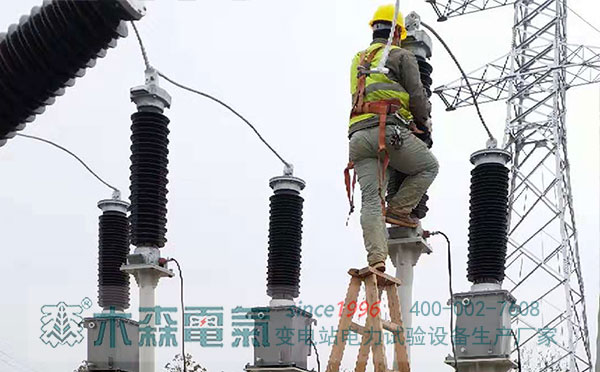 變壓器感應耐壓帶局放測量裝置國電投試驗現場