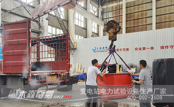 8100kVA-500kV串聯諧振裝車