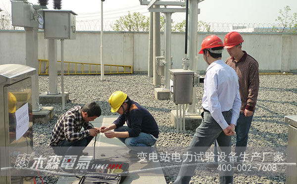 220kV牙西線I回輸電線路參數試試驗中